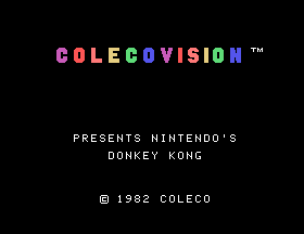 Donkey Kong Title Screen